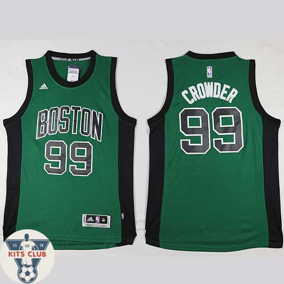 גופיית שחקן בוסטון סלטיקס ג'יי קראודר ירוק שחור 2016-17