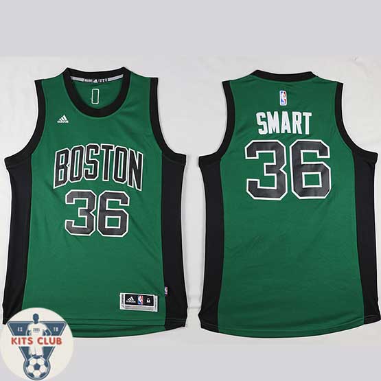 גופיית שחקן בוסטון סלטיקס מרקוס סמארט ירוק שחור 2016-17