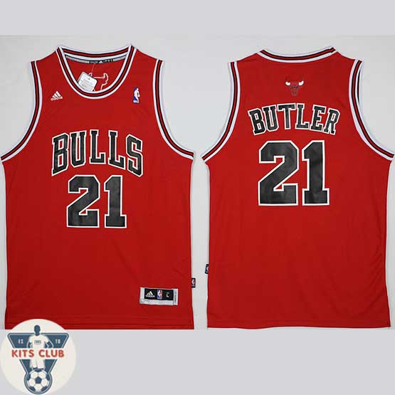 גופיית שחקן שיקגו בולס ג'ימי באטלר אדום 2016-17