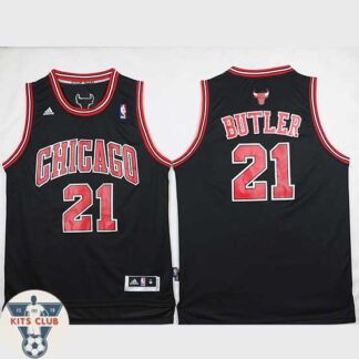 גופיית שחקן שיקגו בולס ג'ימי באטלר שחור 2016-17