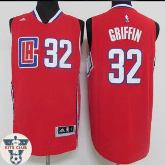 גופיית שחקן אל.איי קליפרס בלייק גריפין אדום 2016-17