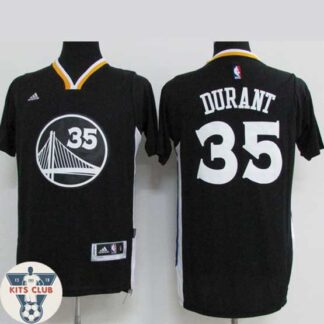 חולצת שחקן גולדן סטייט קווין דוראנט שחור 2016-17