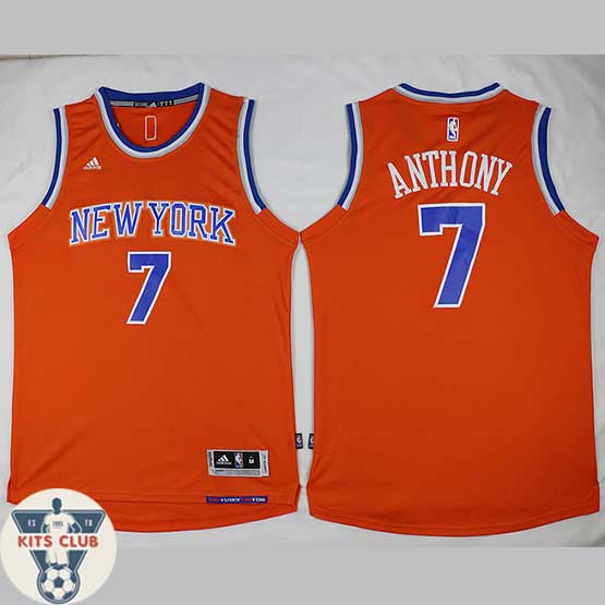 גופיית שחקן ניו יורק ניקס כרמלו אנת'וני כתום 2016-17