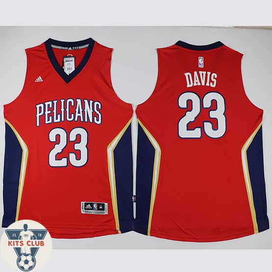 גופיית שחקן פליקאנס אנת'וני דייויס אדום 2016-17