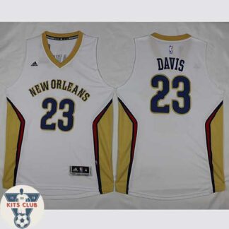 גופיית שחקן ניו אורלינס אנת'וני דייויס לבן 2016-17