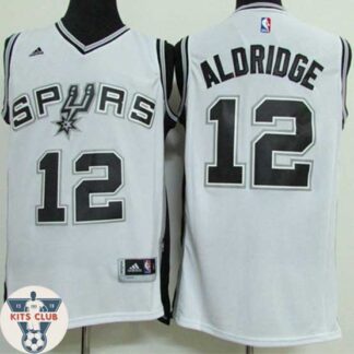 גופיית שחקן סן אנטוניו ספרס למרקוס אולדריג' לבן 2016-17