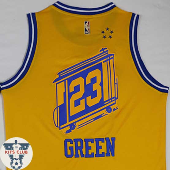 גופיית שחקן גולדן סטייט דריימונד גרין The CITY צהוב