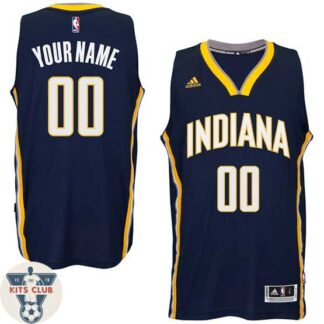 גופיית משחק אדידס אינדיאנה כחול עם הדפסת שם ומספר לבחירה