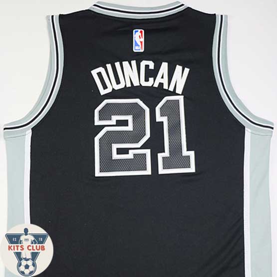 גופיית שחקן סן אנטוניו ספרס טים דנקן שחור