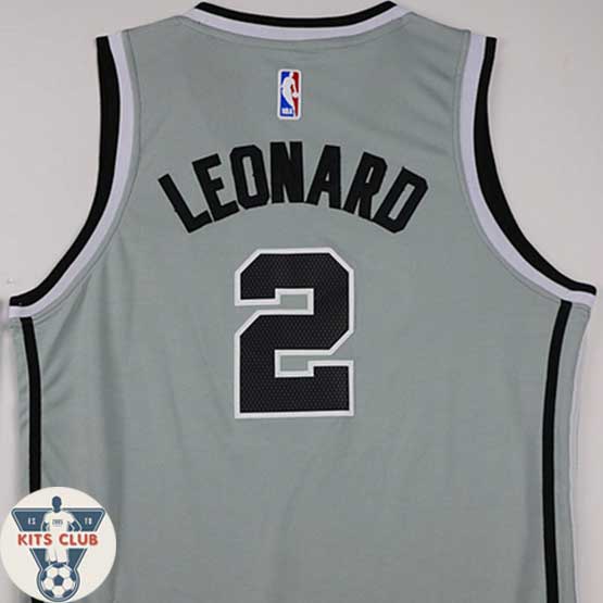 גופיית שחקן סן אנטוניו ספרס קוואי לנארד אפור