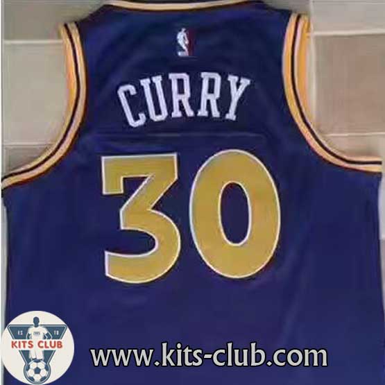 גופיית שחקן ווריורס סטף קארי כחול