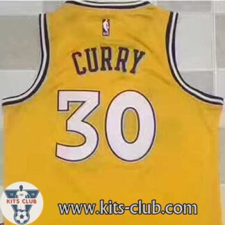 גופיית שחקן ווריורס סטף קארי צהוב