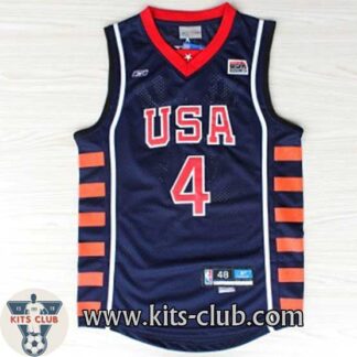 גופיית שחקן אלן אייברסון נבחרת ארה"ב כחול 2004