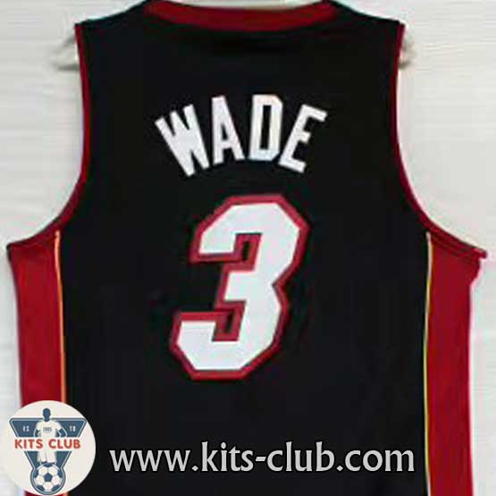 גופיית שחקן מיאמי היט דווין ווייד שחור