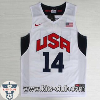 גופיית שחקן אנת'וני דייויס נבחרת ארה"ב לבן 2012