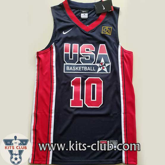 גופיית שחקן קלייד דרקסלר נבחרת ארה"ב כחול ברצלונה 1992