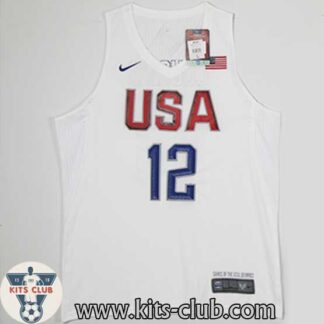 גופיית שחקן דמרכוס קאזינס נבחרת ארה"ב לבן 2016