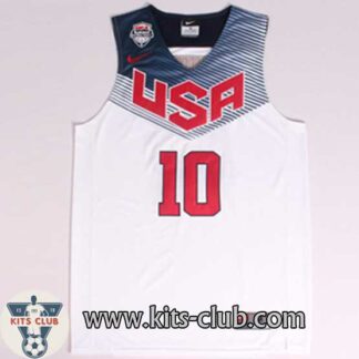 גופיית שחקן קיירי אירוינג נבחרת ארה"ב לבן 2014