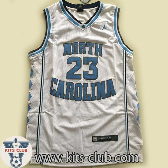 גופיית נוסטלגיה ג'ורדן מכללת צפון קרוליינה לבן 1982-1984