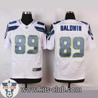 חולצת NFL סיאטל סיהוקס לבנה עם שם ומספר שחקן. ניתן להזין כל שם ומספר. משלוח חינם