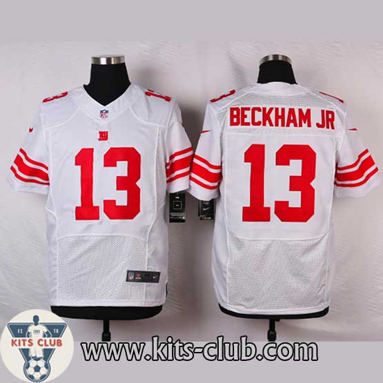 חולצת NFL ניו יורק ג'יאנטס לבנה עם שם שחקן ומספר תפורים. ניתן להזין כל שם ומספר. משלוח חינם