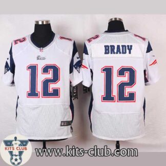 חולצת NFL ניו אינגלנד פטריוטס לבנה עם שם שחקן ומספר. ניתן להזין כל שם ומספר. משלוח חינם