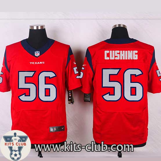 חולצת NFL יוסטון טקסנס אדומה עם שם שחקן ומספר תפורים. ניתן להזין כל שם ומספר. משלוח חינם