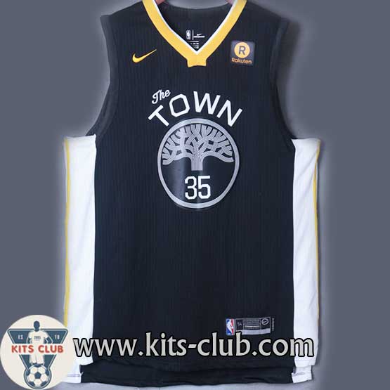 גופיית משחק גולדן סטייט קווין דוראנט שחורה 17/18