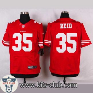 חולצת NFL סן פרנסיסקו 49 אדומה עם שם שחקן ומספר תפורים. ניתן להזין כל שם ומספר. משלוח חינם