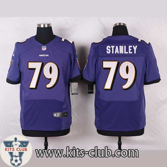 חולצת NFL בולטימור רייבנס סגולה עם שם שחקן ומספר תפורים. ניתן להזין כל שם ומספר. משלוח חינם