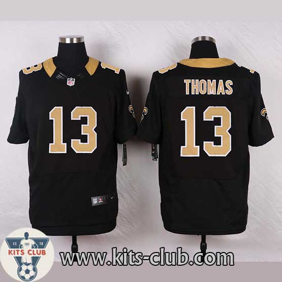 חולצת NFL ניו אורלינס סיינטס שחורה עם שם שחקן ומספר תפורים. ניתן להזין כל שם ומספר. משלוח חינם