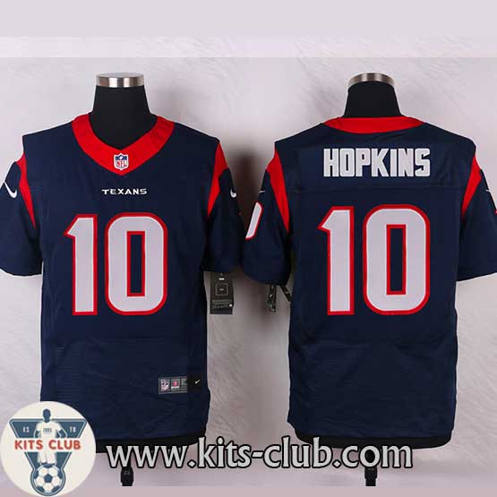 חולצת NFL יוסטון טקסנס כחולה עם שם שחקן ומספר תפורים. ניתן להזין כל שם ומספר. משלוח חינם