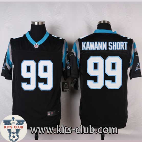 חולצת NFL קרולינה פנת'רס כחולה עם שם שחקן ומספר תפורים. ניתן להזין כל שם ומספר. משלוח חינם