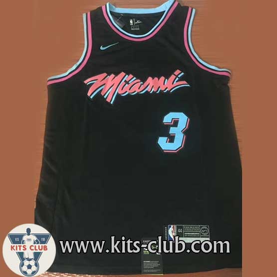 גופיית משחק מיאמי וייס דוויין ווייד שחור 17/18