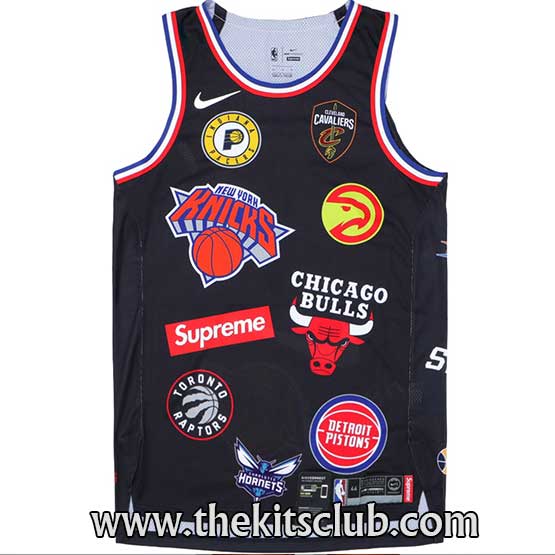 גופיית משחק אופנתית NBA SUPREME שחור