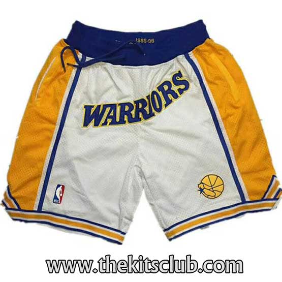 מכנס גולדן סטייט ווריורס לבן Just Don