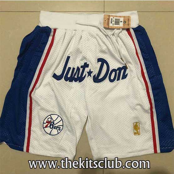 מכנס משחק פילדלפיה לבן גרסת Just Don