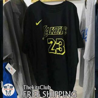 טי שירט לייקרס ג'יימס שחור 5336