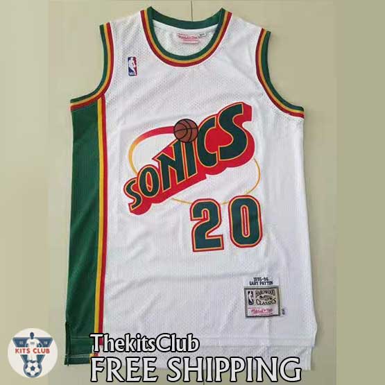 גופיית נוסטלגיה סיאטל סופרסוניקס גארי פייטון 95/96