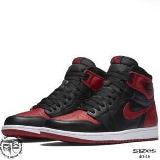 נעלי אייר ג'ורדן 1 HIGH OG BANNED. מידות: 36-46 משלוח חינם
