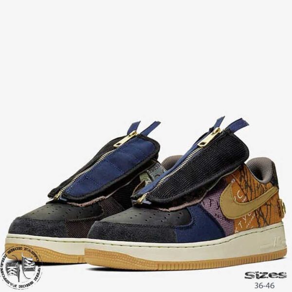 אייר פורס 1 Travis Scott Cactus Jack. דגם: 3271 מידות: 36-46. משלוח חינם