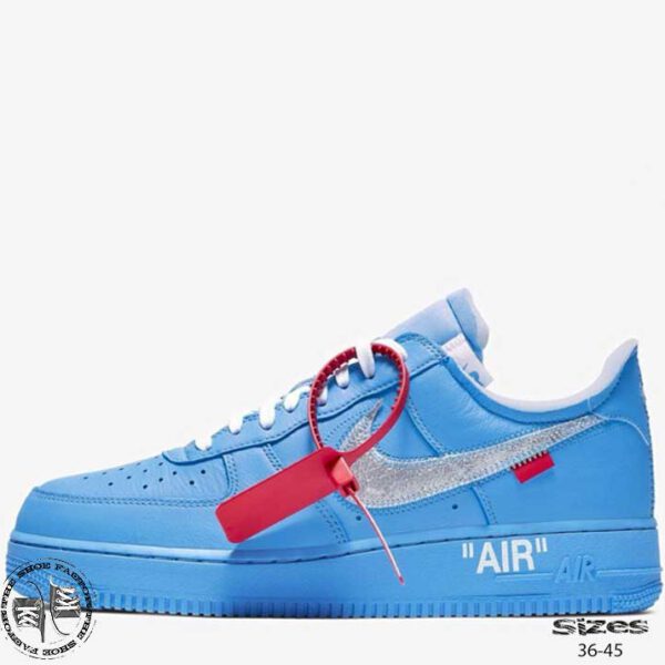 אייר פורס 1 off white. דגם 3189. מידות: 39-47.5