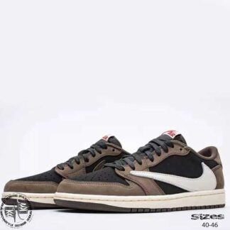 אייר ג'ורדן 1 Travis Scott CACTUS JACK. דגם 3207 מידות: 40-46. משלוח חינם