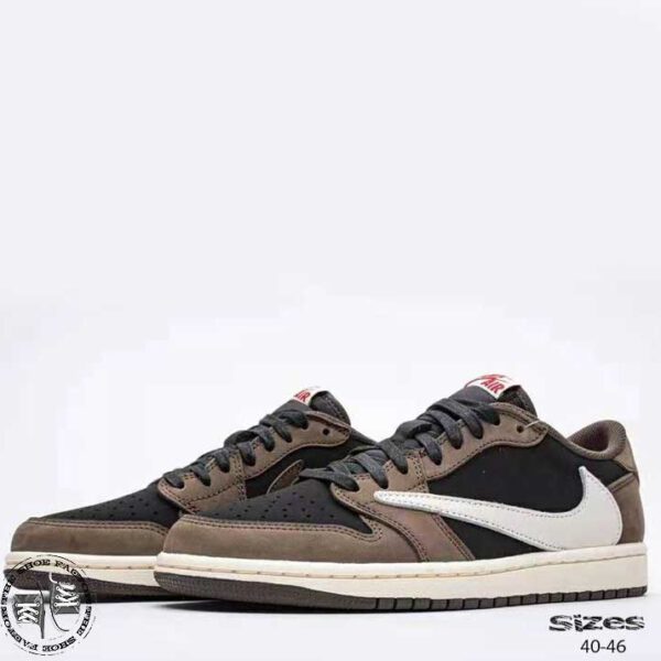 אייר ג'ורדן 1 Travis Scott CACTUS JACK. דגם 3207 מידות: 40-46. משלוח חינם