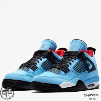 נעלי אייר ג'ורדן 4 רטרו CACTUS JACK. דגם 3295. מידות: 40-46