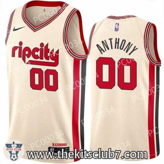 גופיית משחק בלייזרס RIP CITY כרמלו אנת'וני. עונת 19/20