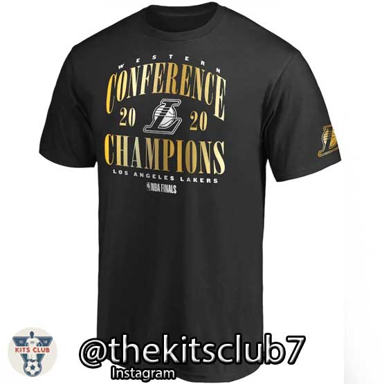 טי שירט לייקרס CONFERENCE CHAMPIONS 2020. דגם 6158.  משלוח חינם