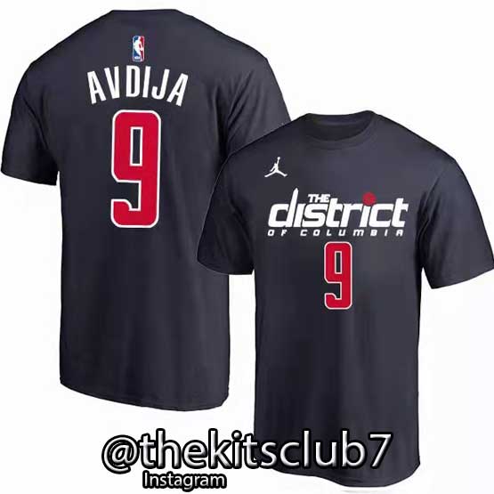 טי שירט WIZARDS AVDIJA כחול 03. משלוח חינם