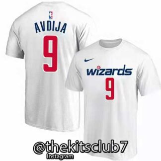 טי שירט WIZARDS AVDIJA לבן 02.  משלוח חינם