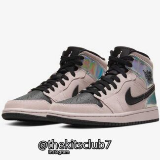 אייר ג'ורדן 1 MID BARELY ROSE BLACK. מידות 36-46. משלוח חינם